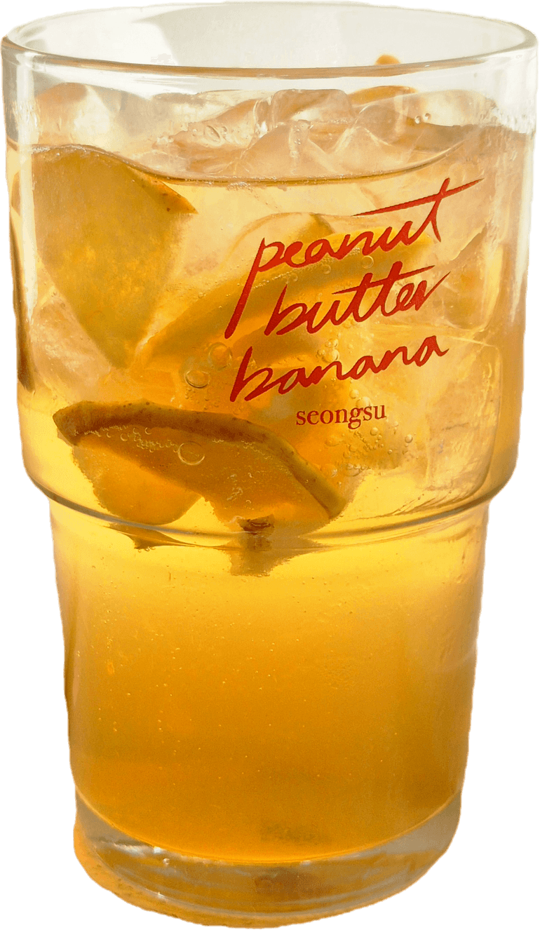 Apple Lemon Tea — PeanutButterBanana Seongsu cafe drinks