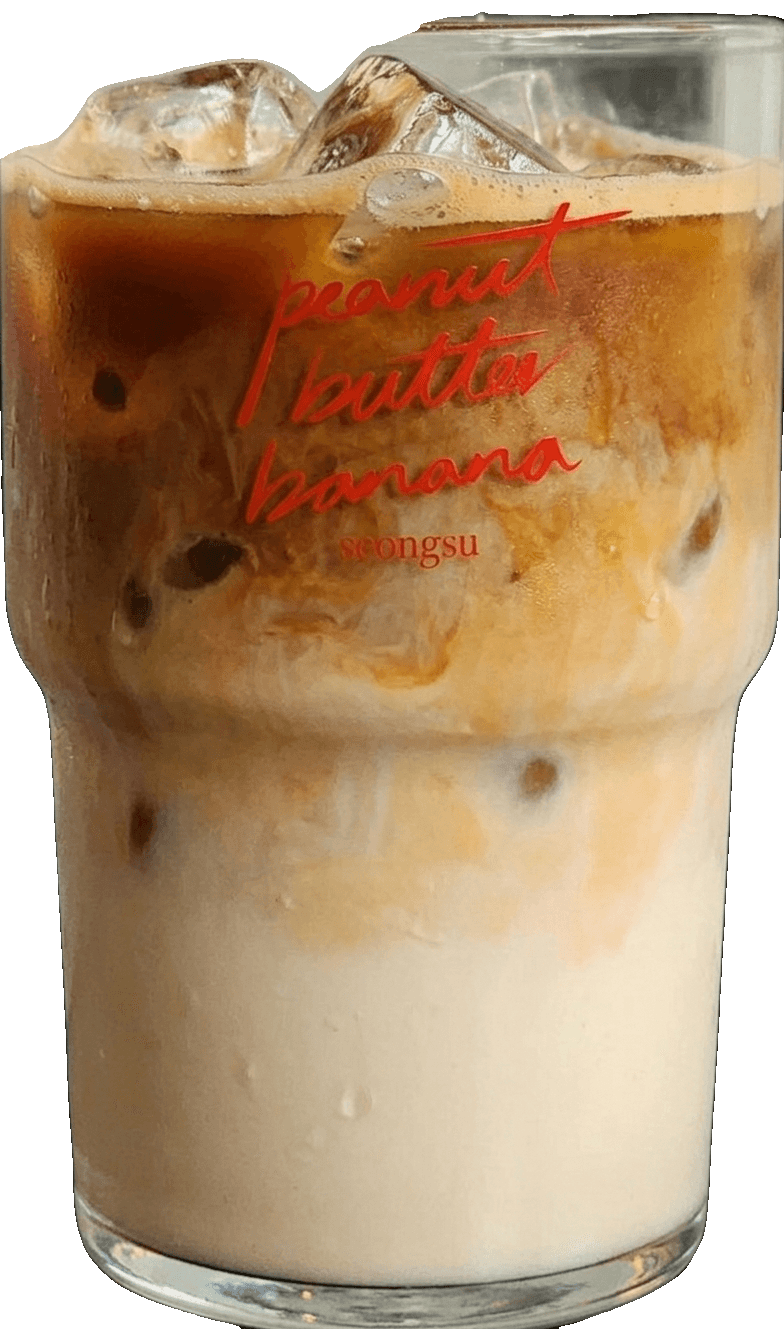 Latte — PeanutButterBanana Seongsu bakery cafe coffee